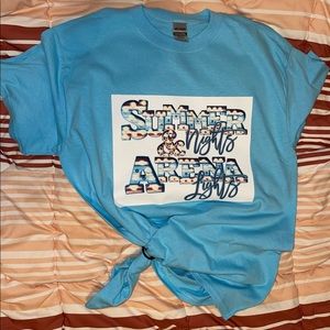 Summer Nights & Arena Lights tshirt